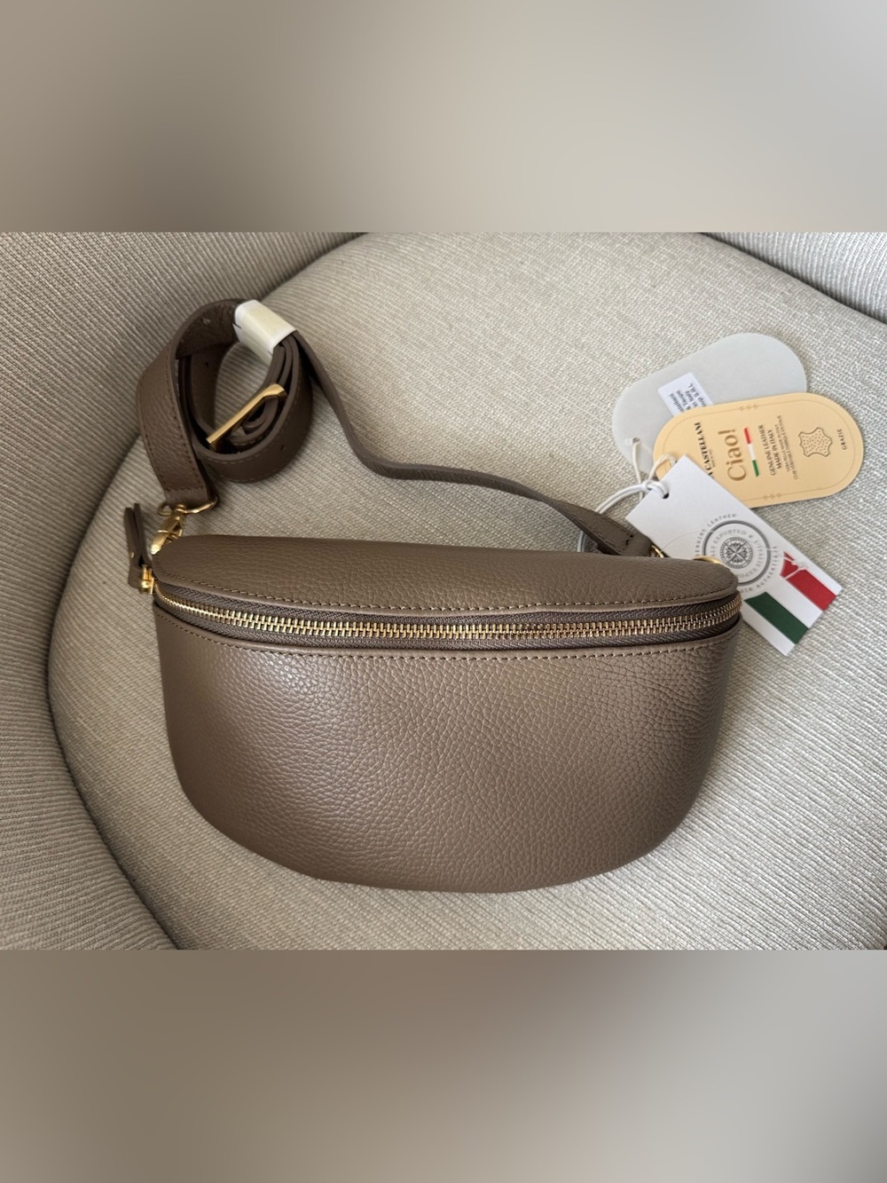 🎉LAST PIECE🎉VIOLA CASTELLANI Made In Italy Leather Belt Bag